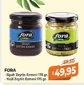 Fora Siyah Zeytin Ezmesi 175 Gr