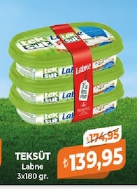 Teksüt Labne 3X180 Gr