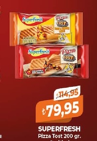 Superfresh Pizza Tost 200 Gr.