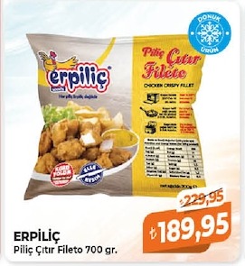 Erpiliç Piliç Çıtır Fileto 700 Gr.