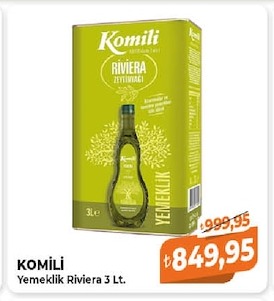 Komili Yemeklik Riviera 3 Lt.
