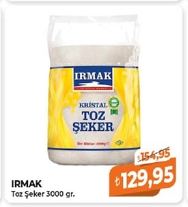 Irmak Toz Şeker 3000 Gr.
