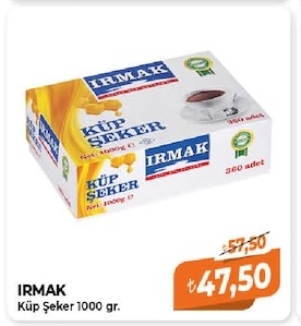 Irmak Küp Şeker 1000 Gr.