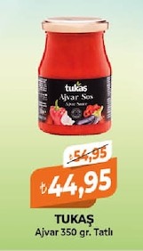 Tukaş Acıvar Sos 350 Gr. Tatlı