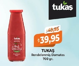 Tukaş Rendelenmiş Domates 700 G