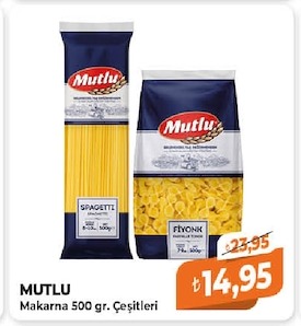 Mutlu Makarna 500 Gr. Çeşitleri
