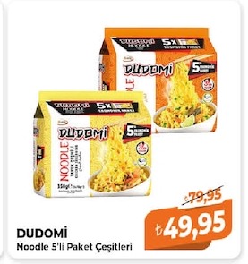 Dudomi Noodle 5'Li Paket Çeşitleri