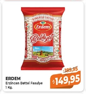 Erdem Erzincan Battal Fasulye 1 Kg