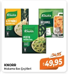 Knorr Makarna Sos Çeşitleri
