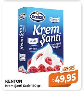 Kenton Krem Şanti Sade 150 Gr