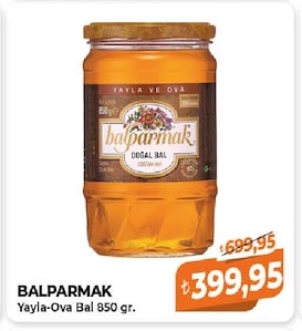 Balparmak Yayla-Ova Bal 850 Gr.