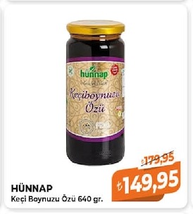 Hünnap Keçiboynuzu Özü 640 Gr.