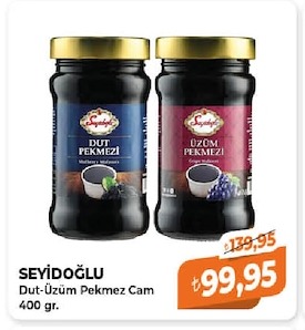 Seyidoğlu Dut-Üzüm Pekmez Cam 400 Gr.