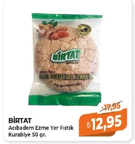 Birtat Acıbadem Ezme Yer Fıstık Kurabiye 50 Gr.