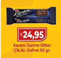 Eti Karam Gurme Bitter Çik. Kr. Gofret 50 Gr.