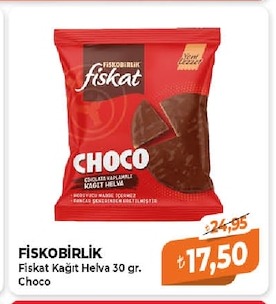 Fiskobirlik Fıskat Kağıt Helva 30 Gr. Choco