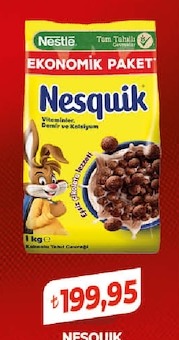 Nestle Nesquik Tam Tahıllı Ekonomik Paket 1Kg