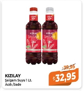 Kizilay Salgam Suyu 1 Lt. Acili / Sade