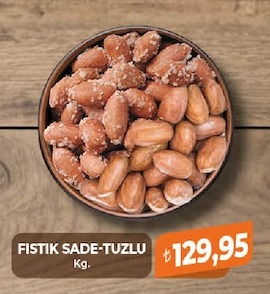 Fistik Sade-Tuzlu Kg.