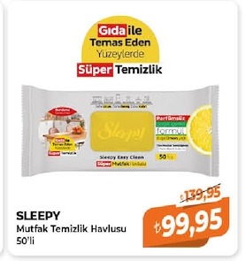 Sleepy Mutfak Temizlik Havlusu 50'Li