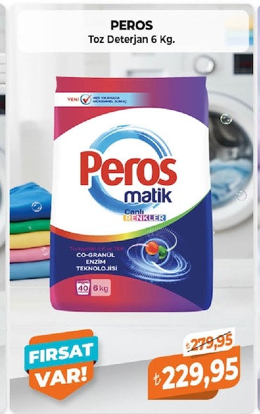 Peros Toz Deterjan 6 Kg.