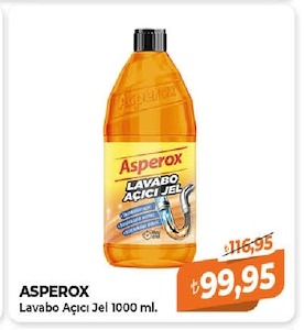 Asperox Lavabo Açıcı Jel 1000 Ml