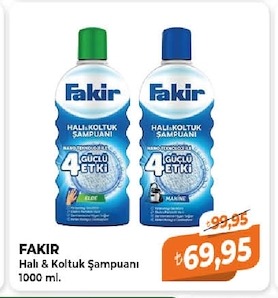 Fakir Halı & Koltuk Şampuanı 1000 Ml