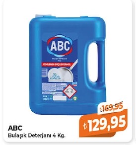 Abc Bulaşık Deterjanı 4 Kg.