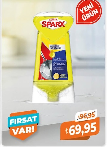 Sparx Bulaşık Deterjanı Limon Kokulu