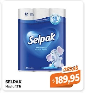 Selpak Kağıt Havlu 12'Li