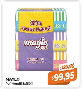 Maylo Puf Mendil 3X150'Li