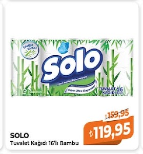 Solo Tuvalet Kagitı 16'Li Bambu