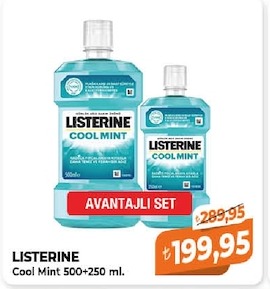 Listerine Cool Mint 500+250 Ml.