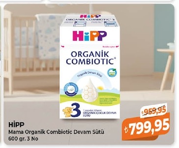 Hipp Mama Organik Combiotic Devam Sütü 600 Gr. 3 No