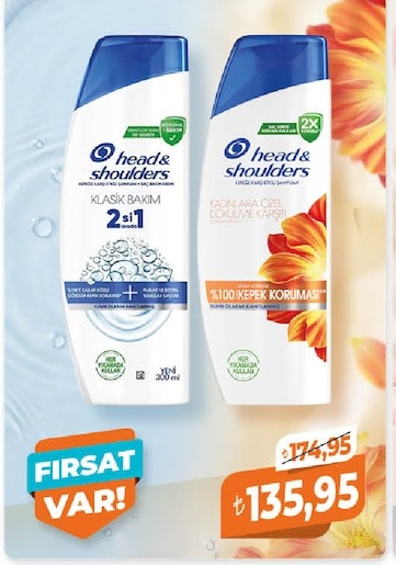 Head & Shoulders Klasik Bakim 2'Si 1 Arada Şampuan 300 Ml