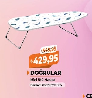 Doğrular Mini Ütü Masası