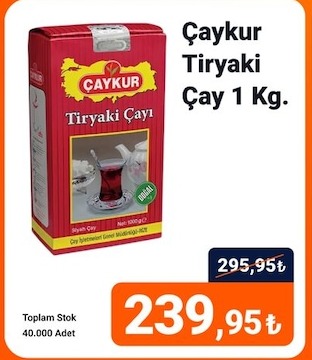 Çaykur Tiryaki Çayı 1 Kg.