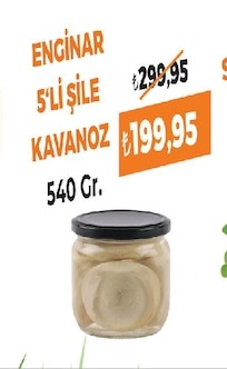 Enginar 5'Li Sile Kavanoz 540 Gr.