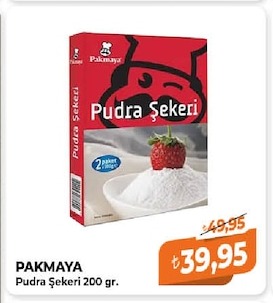 Pakmaya Pudra Şekeri 200 Gr
