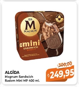 Magnum Sandwich Badem Mini Mp 400 Ml