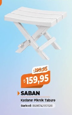 Saban Katlanır Piknik Tabure