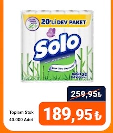 Solo Kağıt Havlu 20'Li