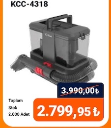 Kiwu Koltuk Ve Halı Yıkama Makinesi Kcc-4318