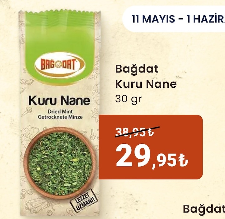 Bağdat Kuru Nane 30G