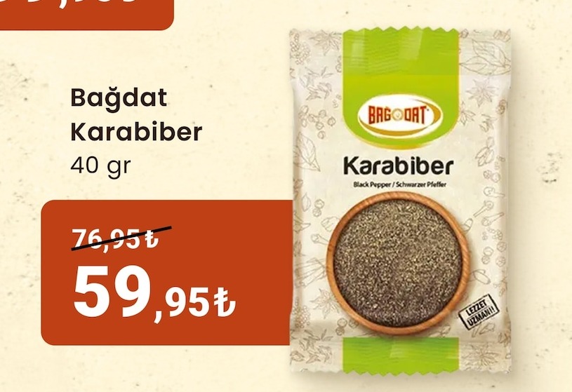 Bağdat Karabiber 40Gr