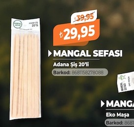Mangal Sefasi Adana Sis 20'Li