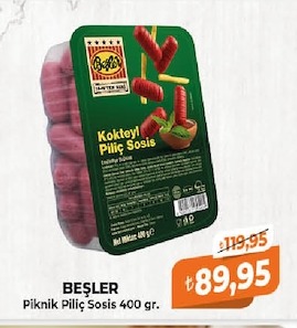Beşler Piknik Piliç Sosis 400 Gr.