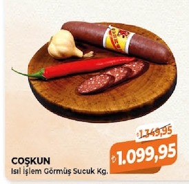 Coşkun Isıl İşlem Görmüş Sucuk Kg.