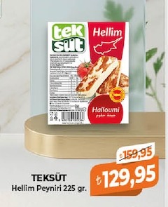 Teksüt Hellim Peyniri 225 Gr.