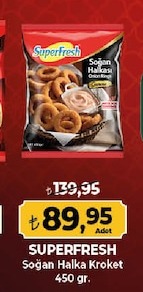 Superfresh Soğan Halka Kroket 450 Gr.